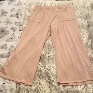 H & M Divided Pink Wide Leg Sweatpants XXL